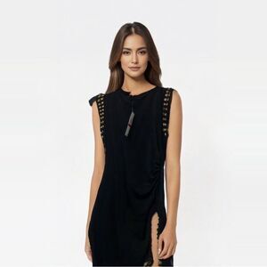 Michael Kors Black with gold studs dress NWT $135 - FREE Shipping